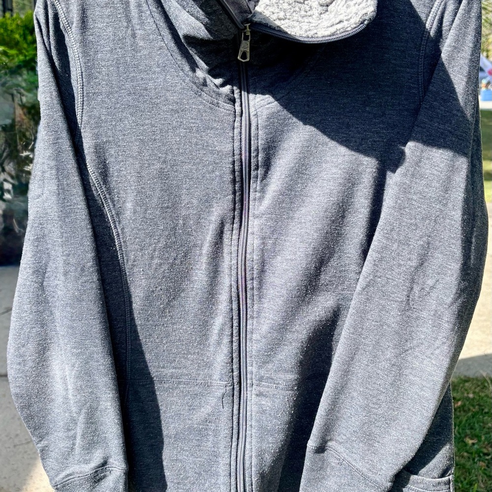Free2B Gray Zip-Up Hoodie